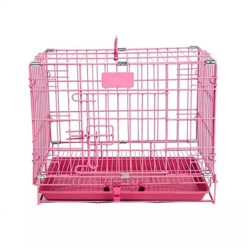 Stainless Steel Large Cages Pet Foldable Cheap Pet Dog Cage Dog House Pet Cages Carriers