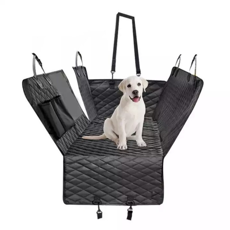 Non-slip quilted pet travel waterproof eco friendly dog pet car seat cover for car