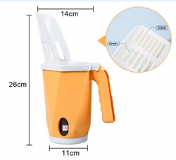 Portable Integrated Cat Litter Shovel with bag and bin large capacity kitten dog waste scooper pet cleaning tool