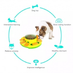 Hoopet Funny Smart Anti Choke Slow Feeder Training Dog Toy Machine