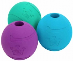 Pet smart toy feed leakage Snack food Chew Rubber dog treat ball