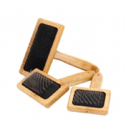 Wooden Cat Dog Pet Massage Hair Grooming Brush for dog and cat