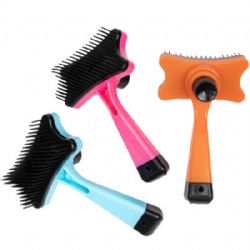 Self Cleaning Slicker Brushes for Pet Grooming Brush Tool Gently Removes Loose Undercoat